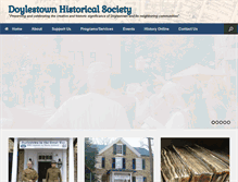 Tablet Screenshot of doylestownhistorical.org